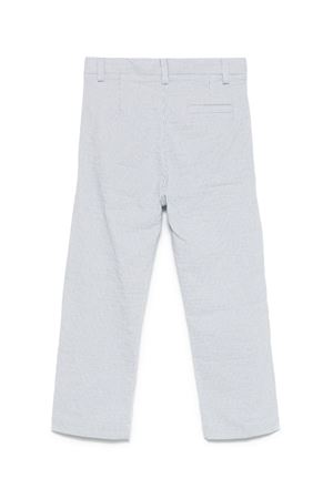 pantalone in viscosa blu PAOLO PECORA KIDS | PP3880INDAC